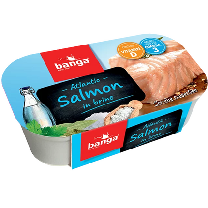 Zalm in water